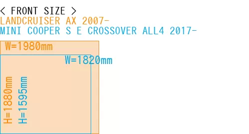 #LANDCRUISER AX 2007- + MINI COOPER S E CROSSOVER ALL4 2017-